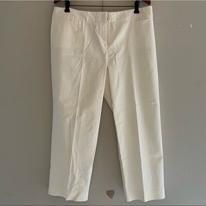 LAFAYETTE 148 - White Cotton Pants - 14